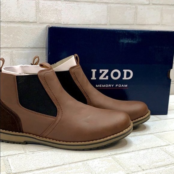Izod Shoes | Izod Men's Pull-On Lucas Chukka Boot Brown | Color: Brown | Size: 8 | Blizzardcove's Closet